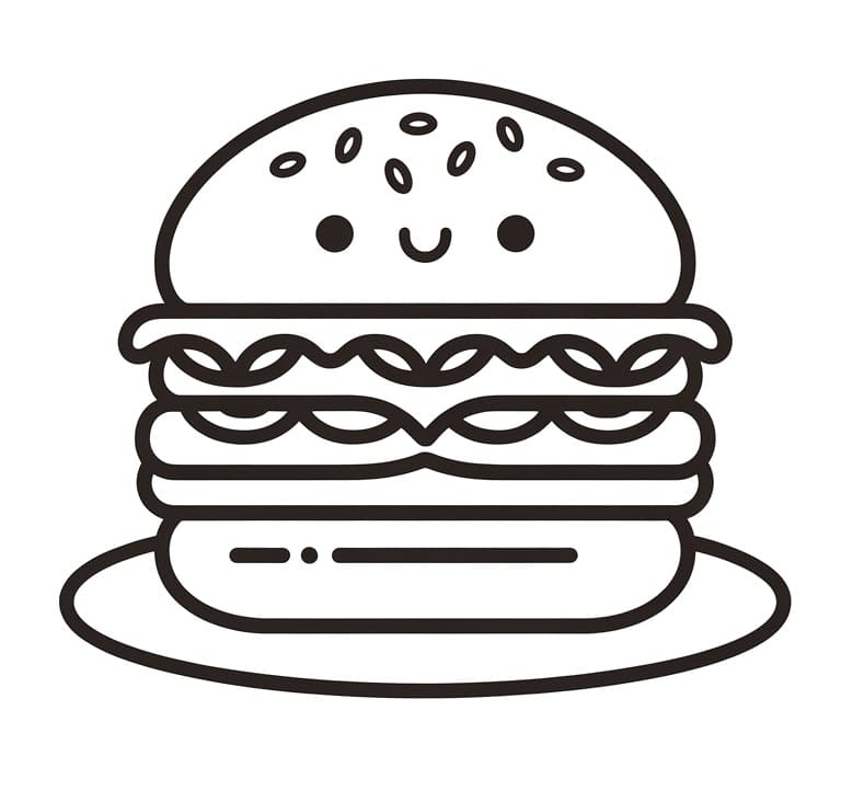 Happy Hamburger