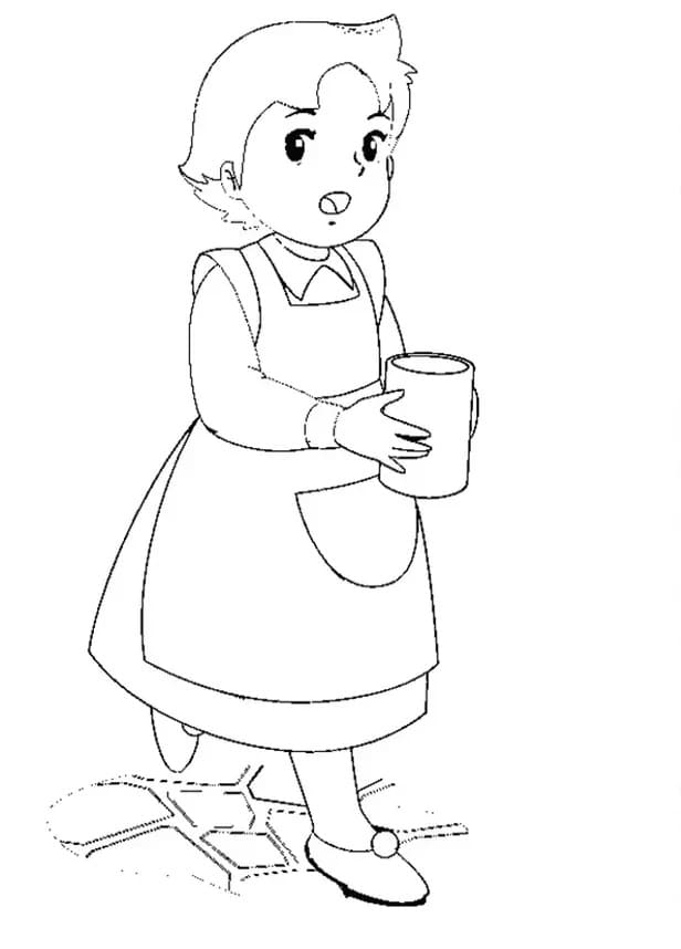 Heidi is Cute coloring page