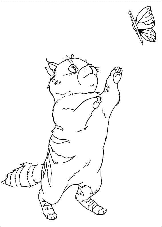 Heidi’s Cat coloring page