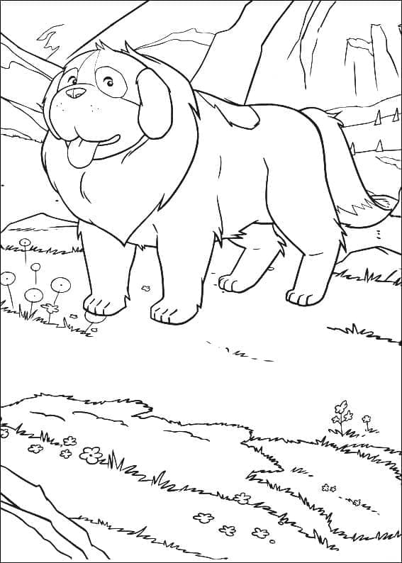 Joseph from Heidi coloring page