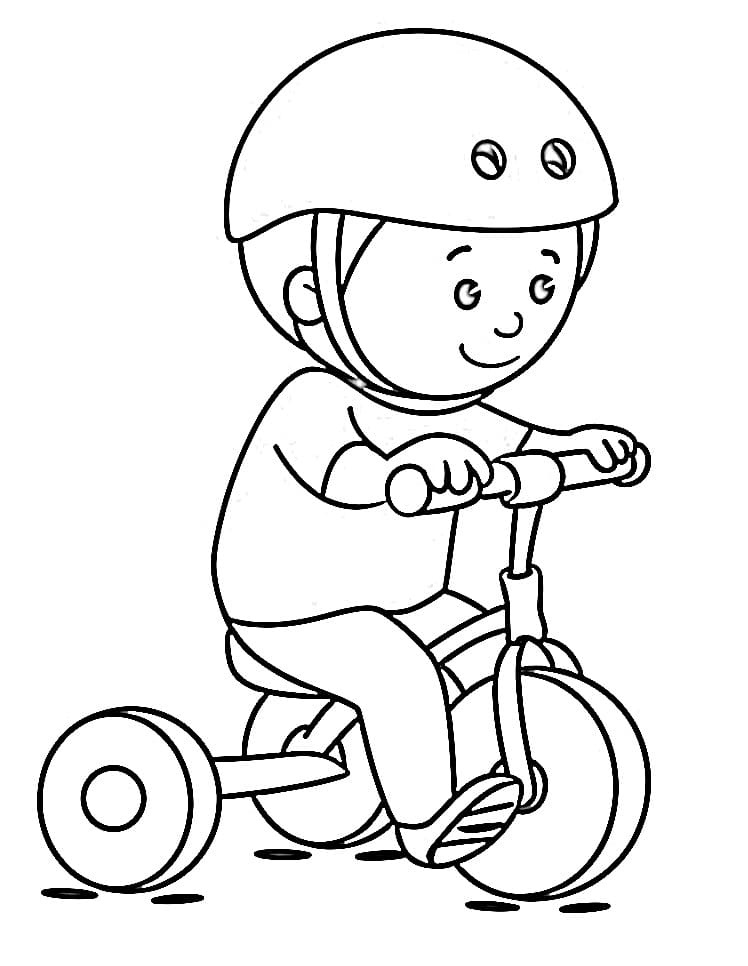 Little Boy on Tricycle