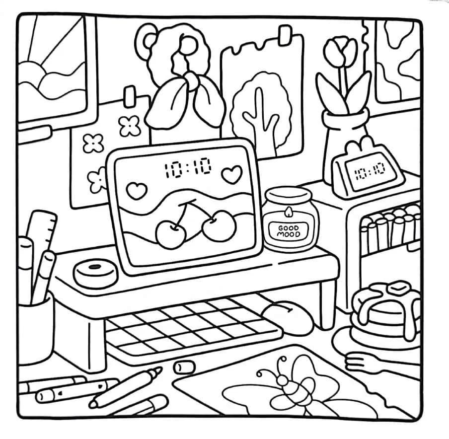 Little Corner Free coloring page