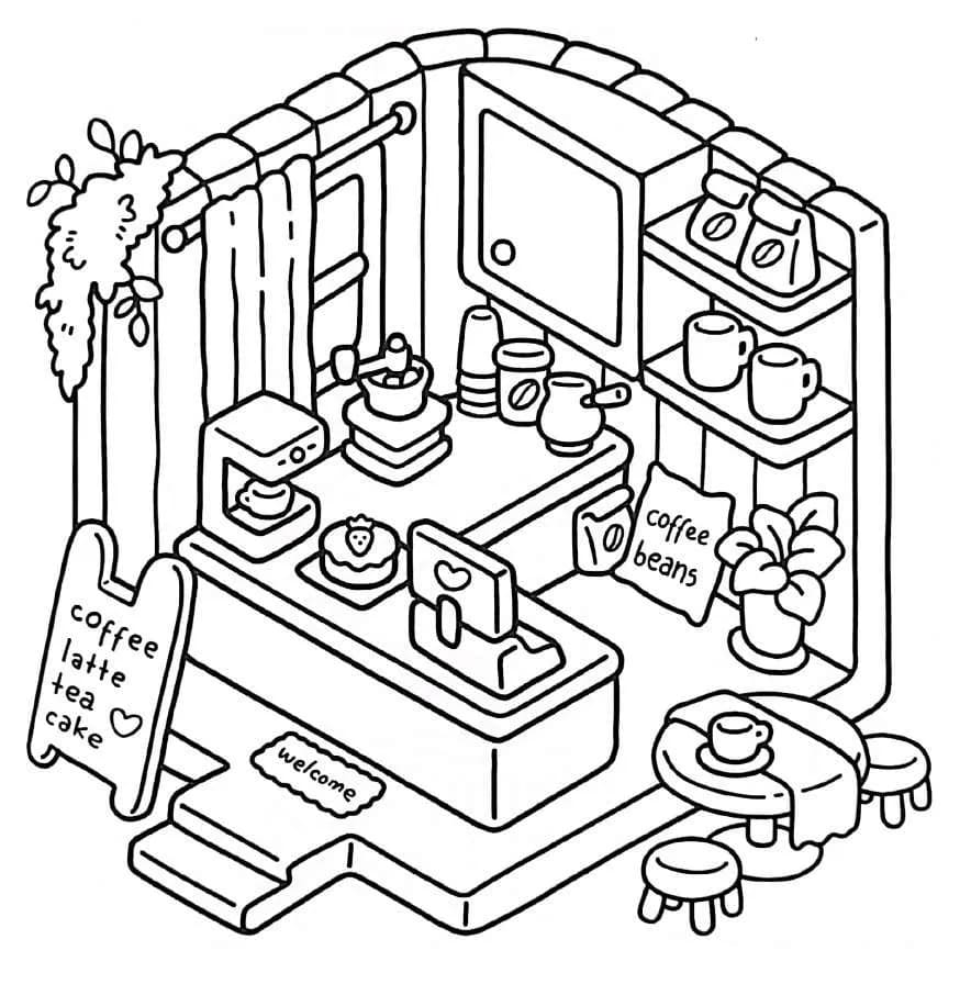 Little Corner Image coloring page