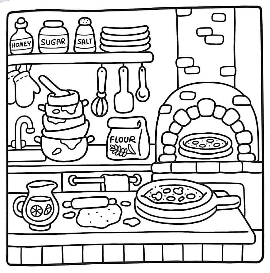 Little Corner Printable for Kids coloring page