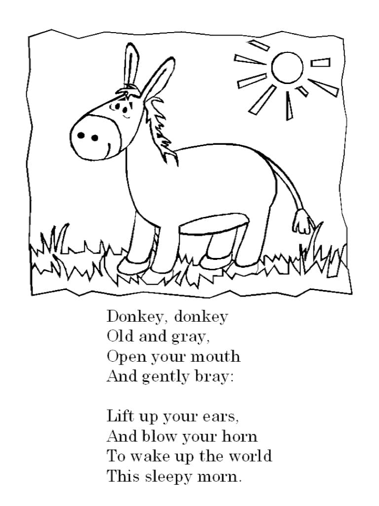 Nursery Rhymes For Children coloring page