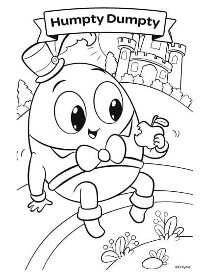 Nursery Rhymes Printable coloring page