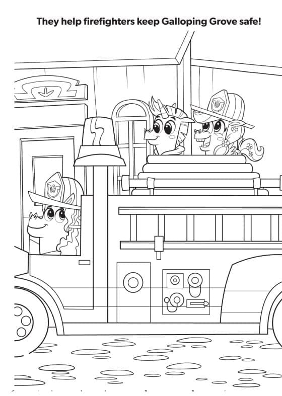 Print Corn and Peg coloring page