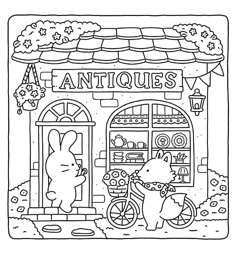 Print Fuzzy Hygge coloring page