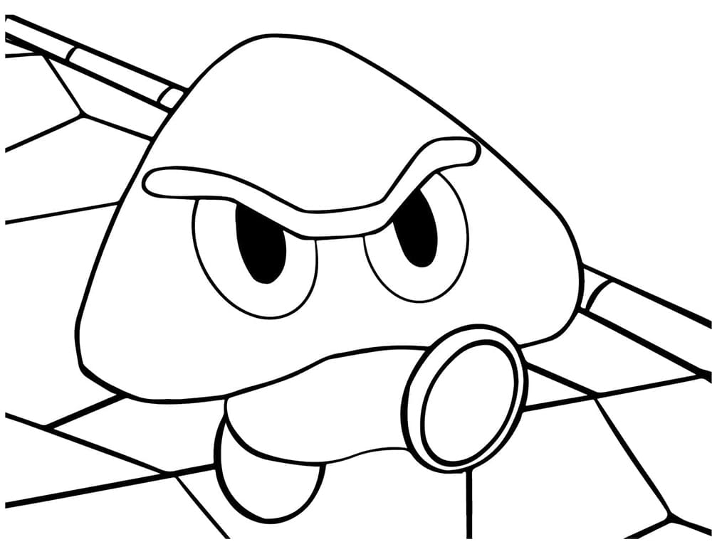 Print Goomba coloring page