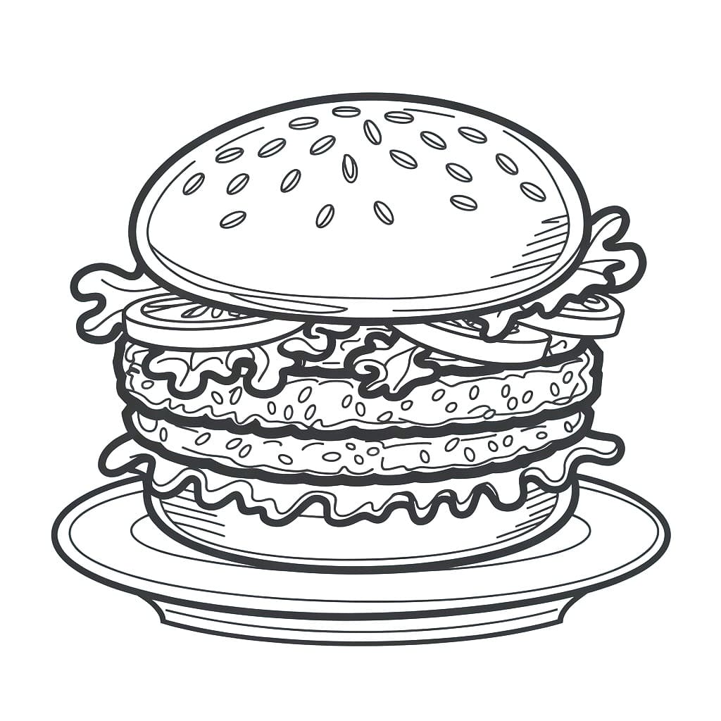 Print Hamburger