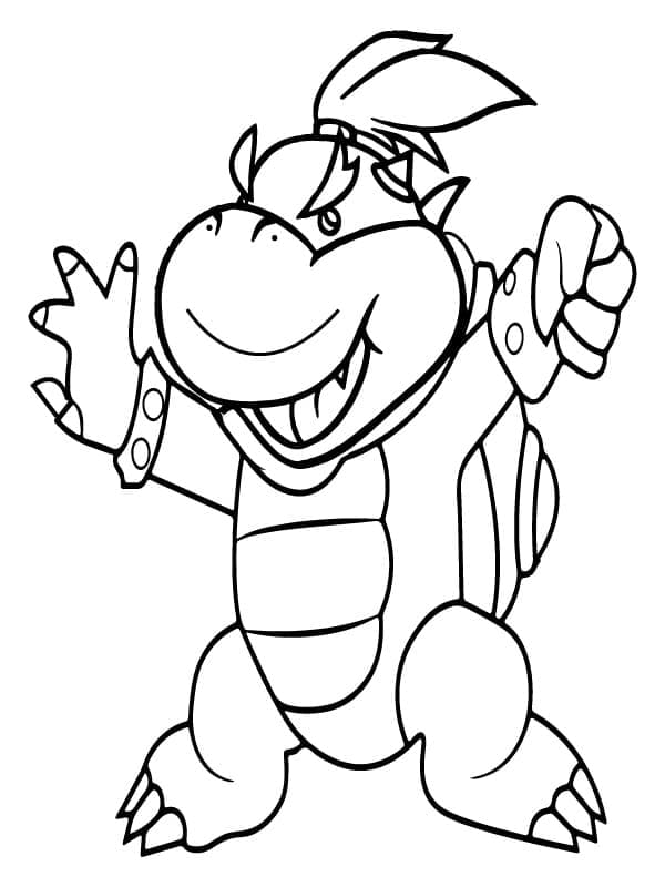 Printable Bowser Jr