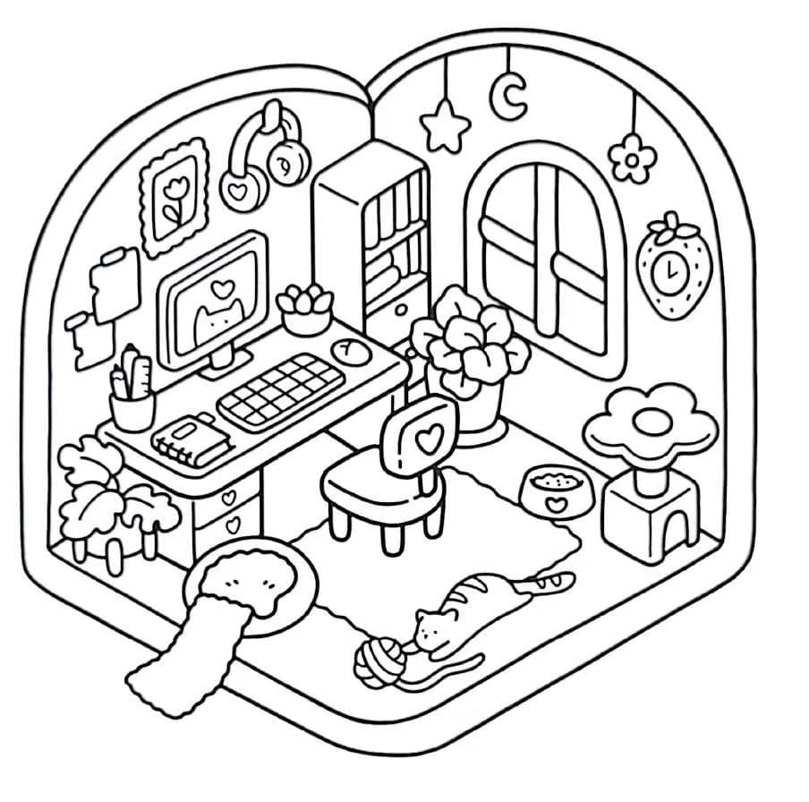 Printable Little Corner coloring page