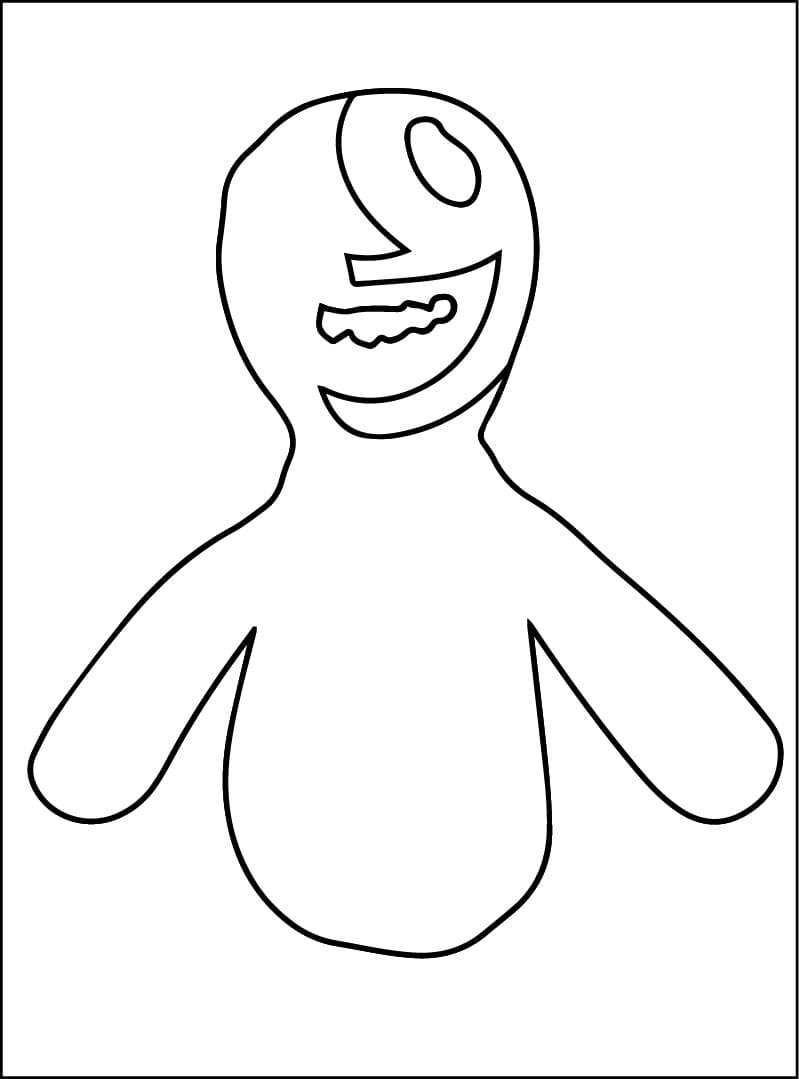 Printable Roblox Doors coloring page