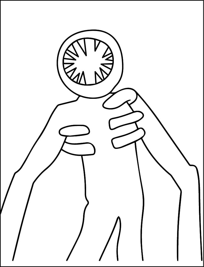 Roblox Doors Figure coloring page