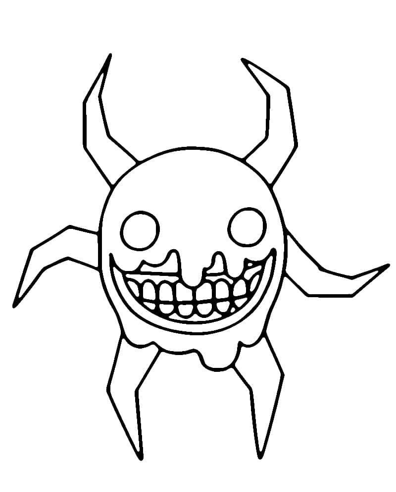 Screech in Roblox Doors coloring page