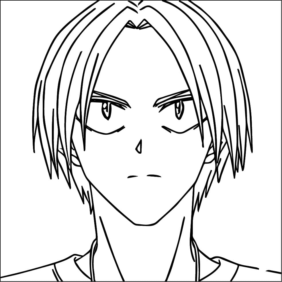 Shin Asakura coloring page