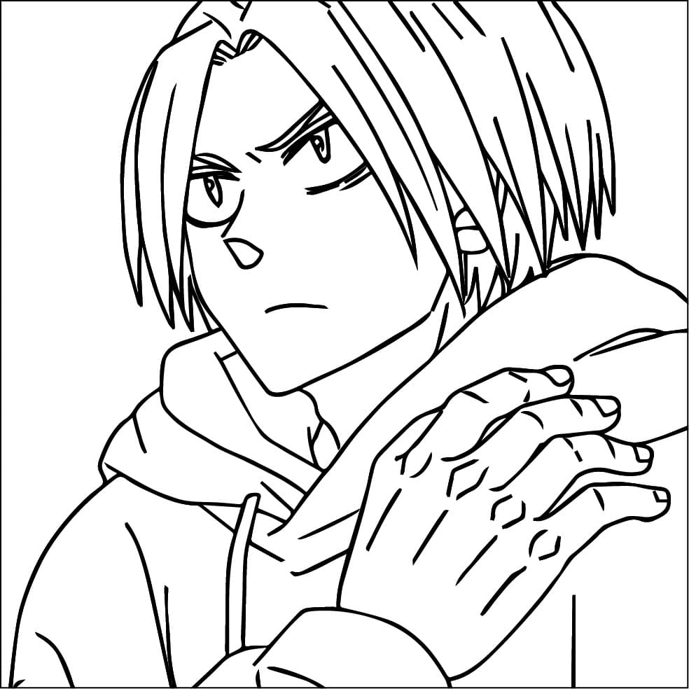 Shin Asakura in Anime Sakamoto Days coloring page