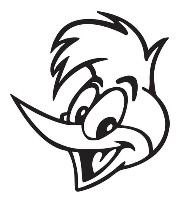 Woody Woodpecker Face