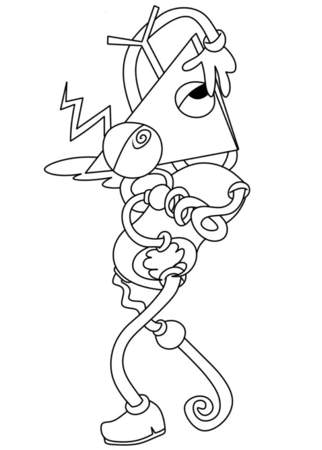 Zooble from Amazing Digital Circus coloring page