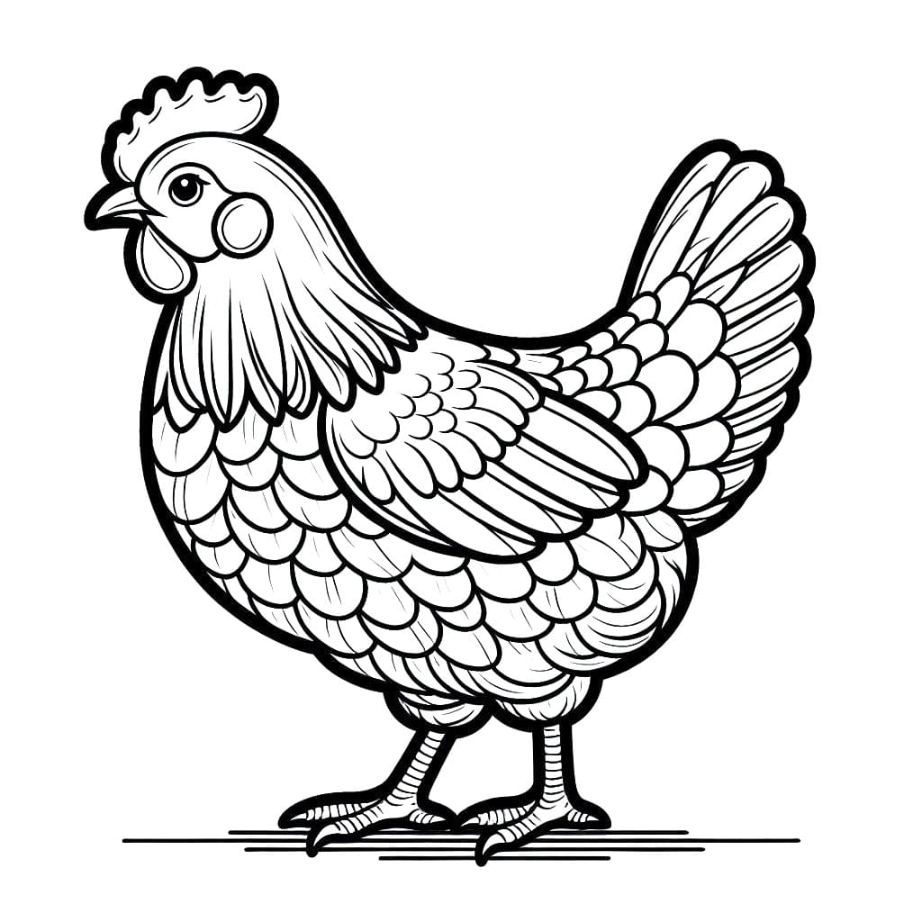 A Cute Hen