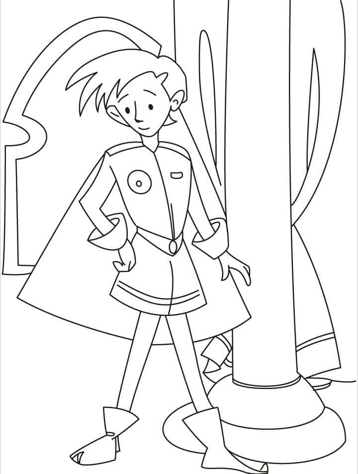 A Prince coloring page