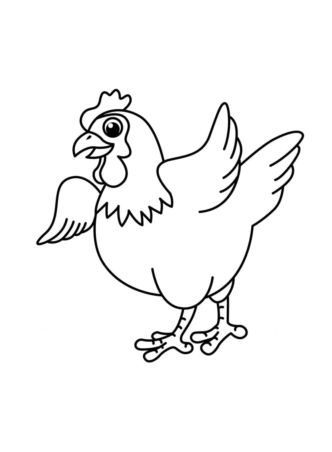 Animated Hen