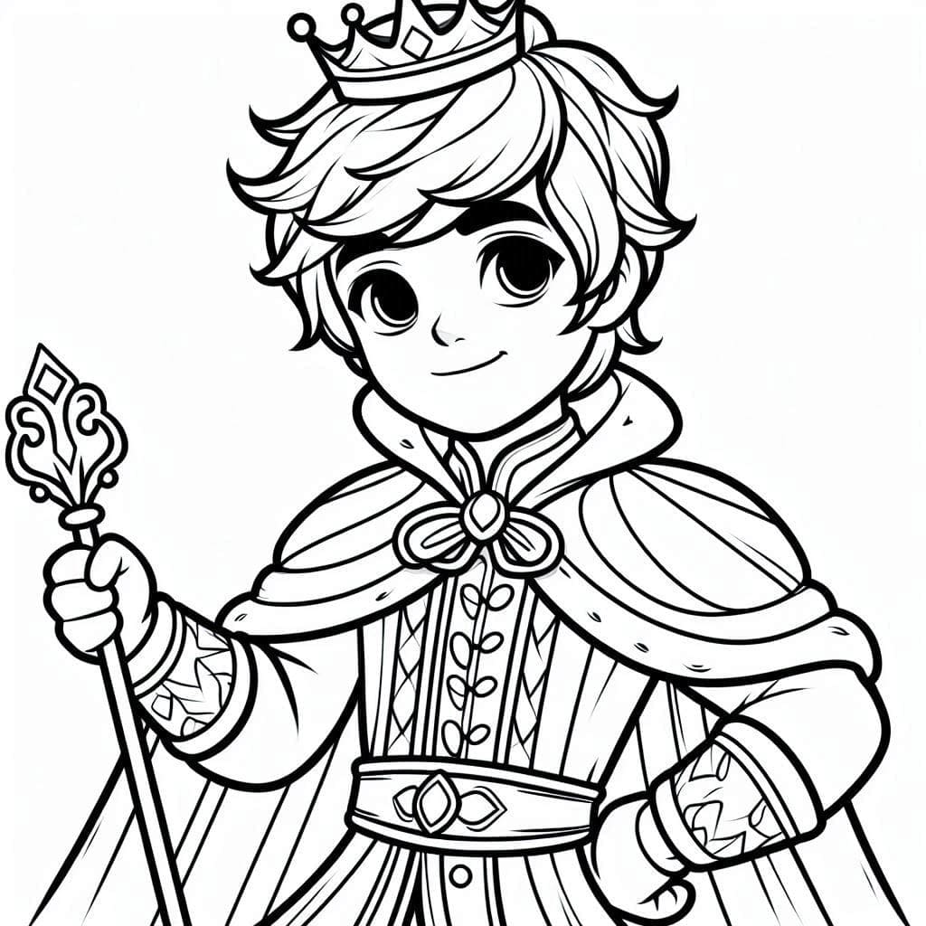 Awesome Prince coloring page