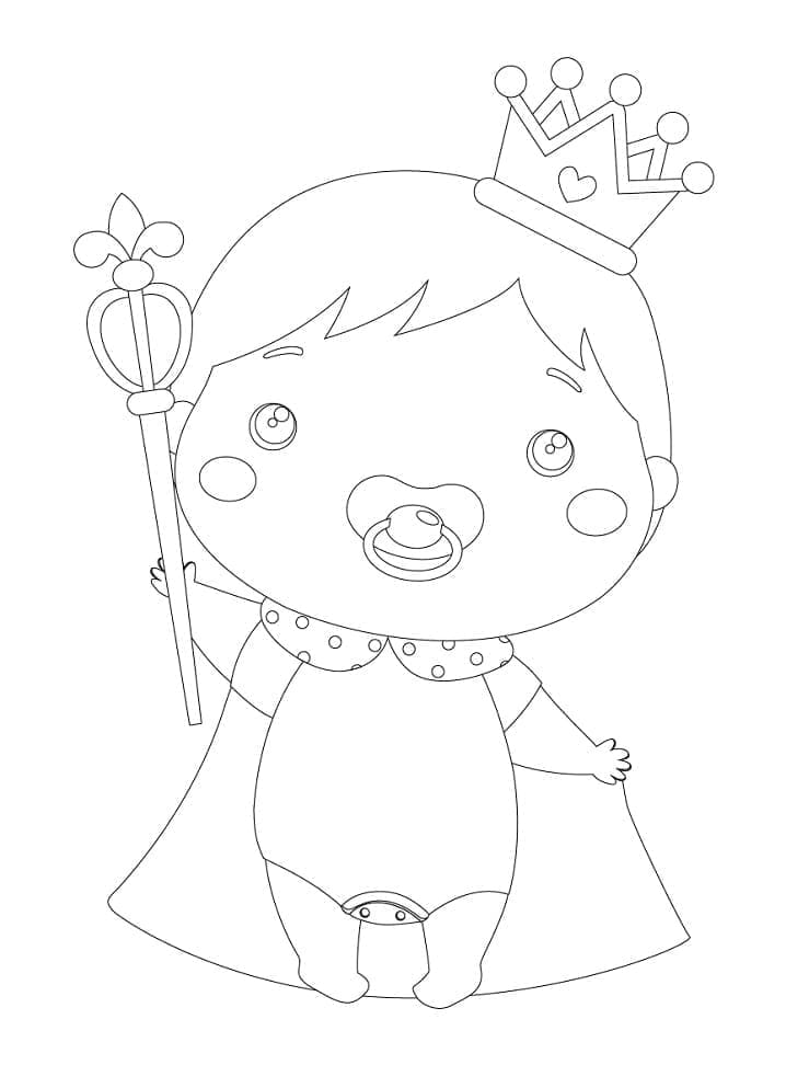 Baby Prince coloring page