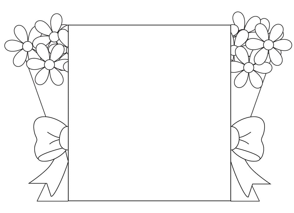 Flower Card Free For Kids