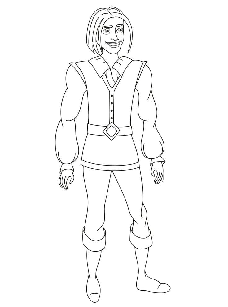 Free Prince coloring page