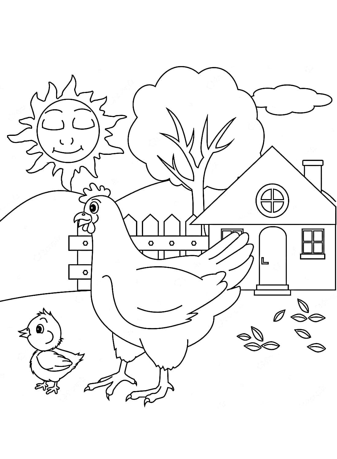 Hen Free Printable