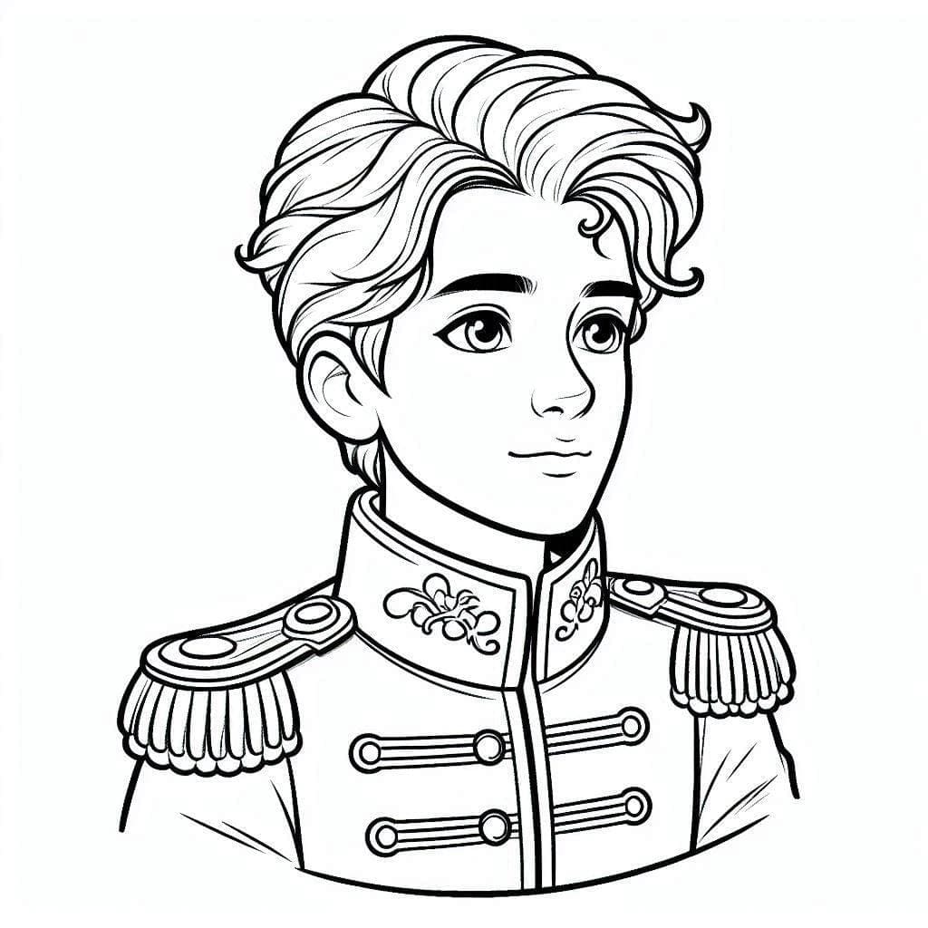 Nice Prince coloring page