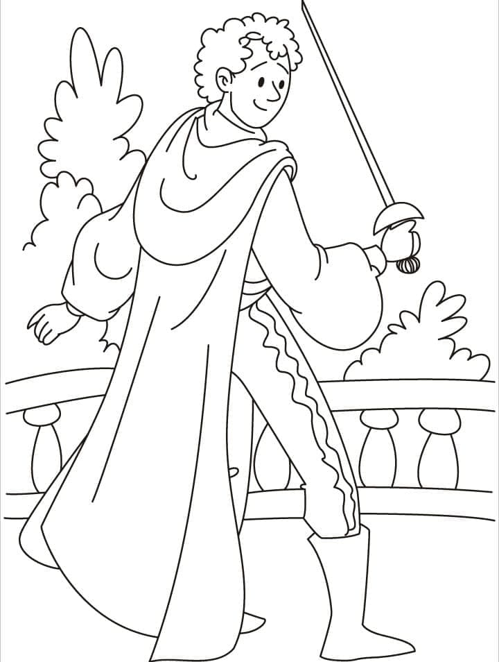 Prince For Children coloring page