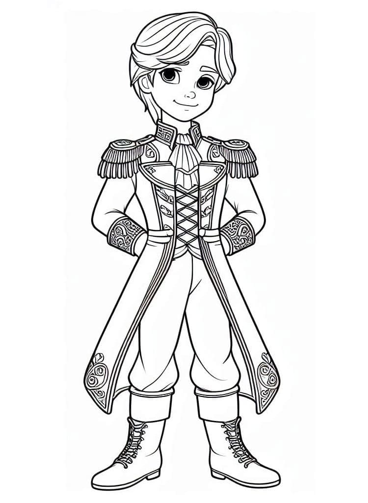 Prince is Cool coloring page
