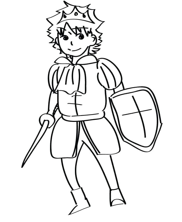Prince Picture coloring page