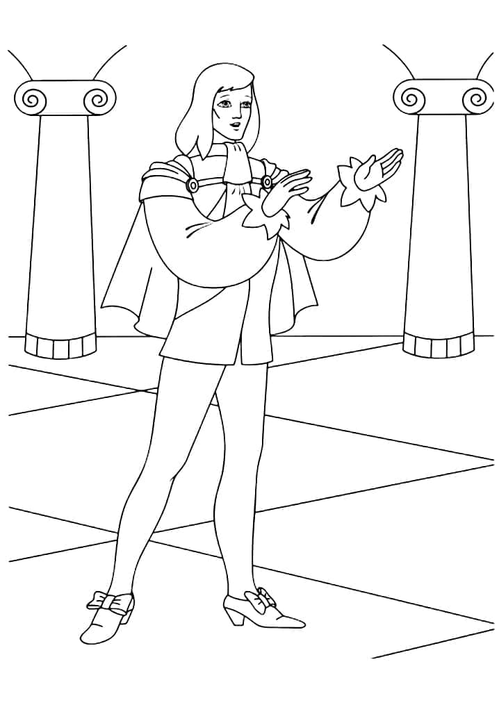 Prince Printable coloring page