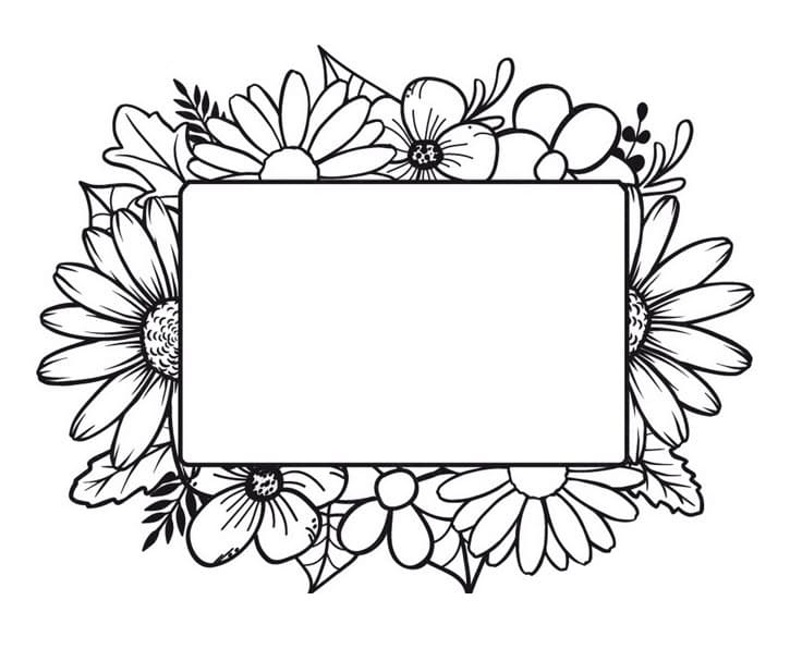 Print Flower Card