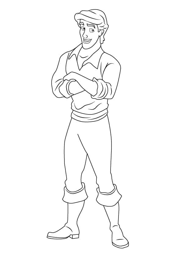 Printable Prince coloring page