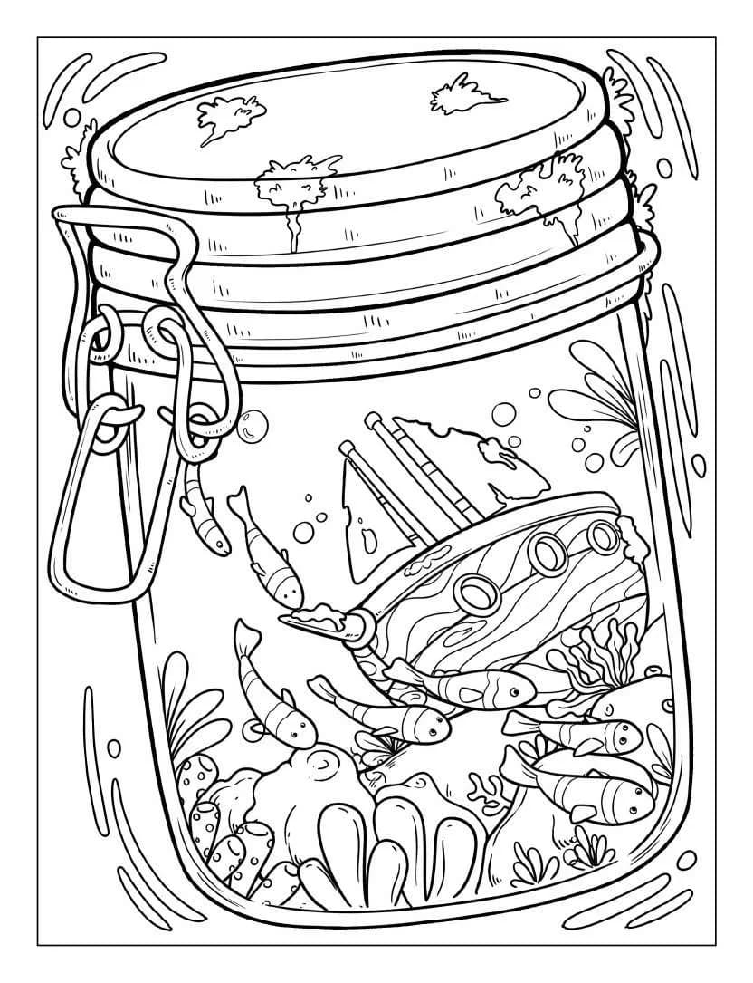 Amazing Life Inside Jar