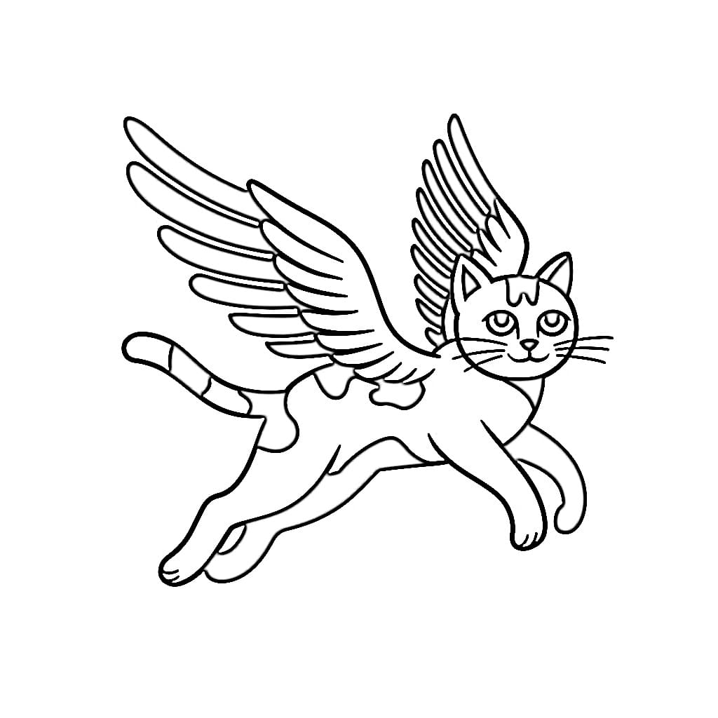 Amazing Winged Cat