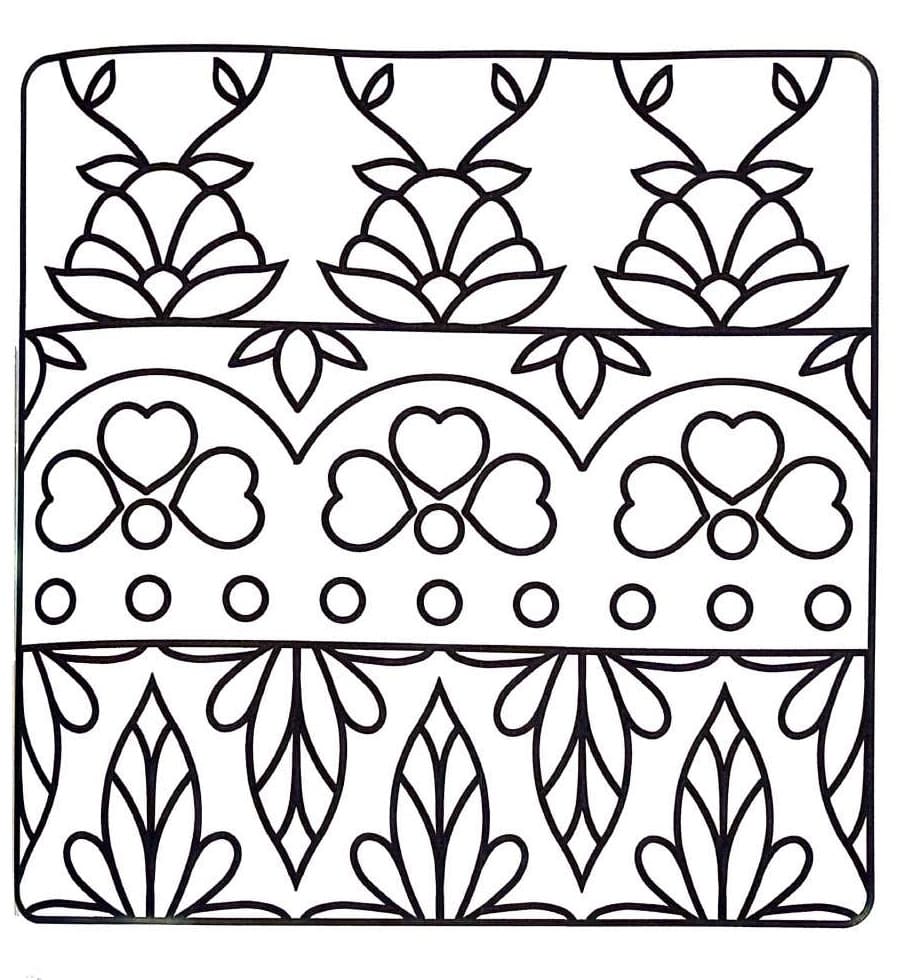 Comfy Patterns coloring pages