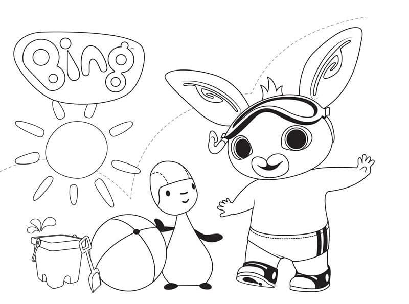 Bing Bunny on Vacation