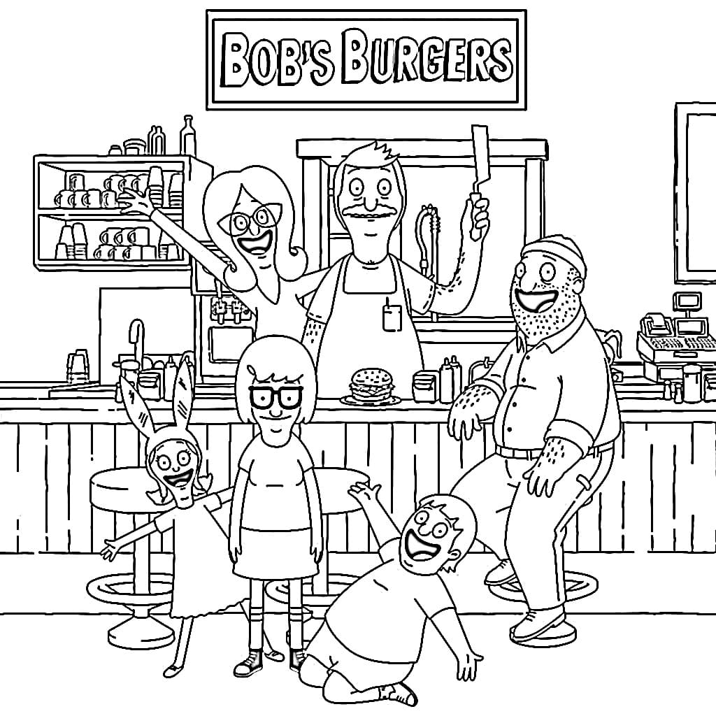 Bob’s Burgers Free coloring page