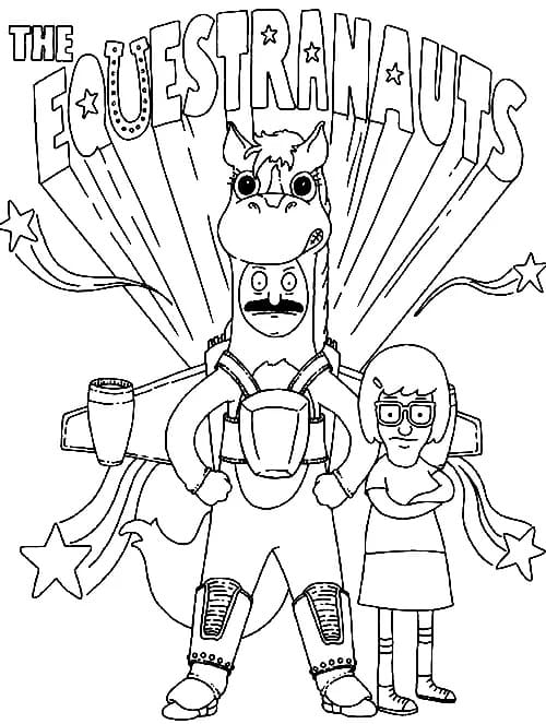 Bob’s Burgers Print coloring page