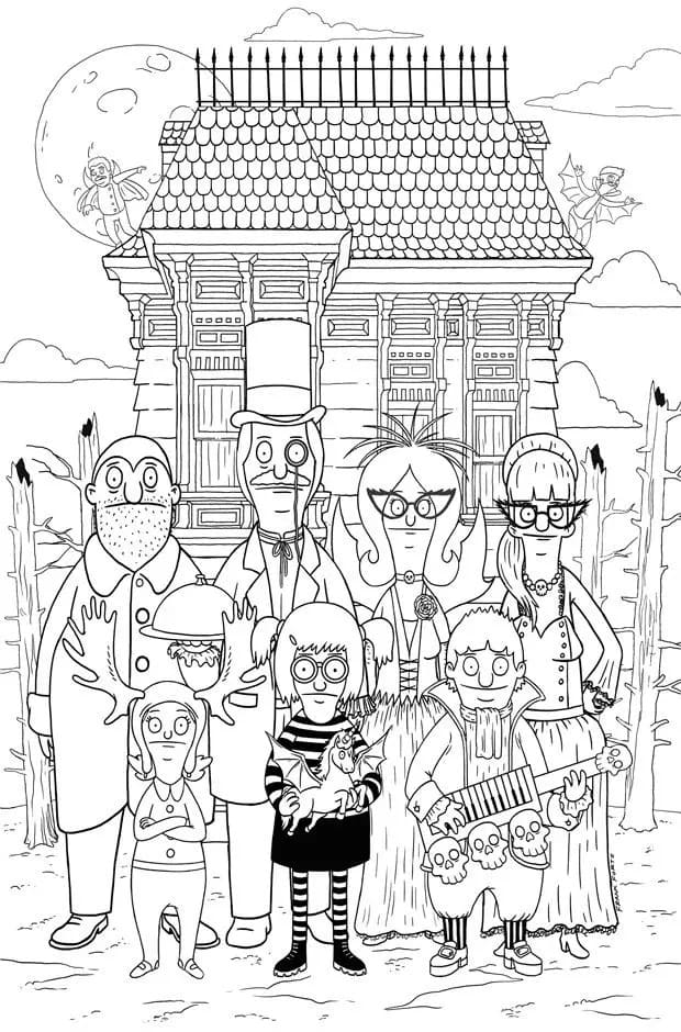 Bob’s Burgers Printable coloring page