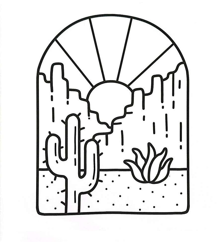 Cactus Simple Art