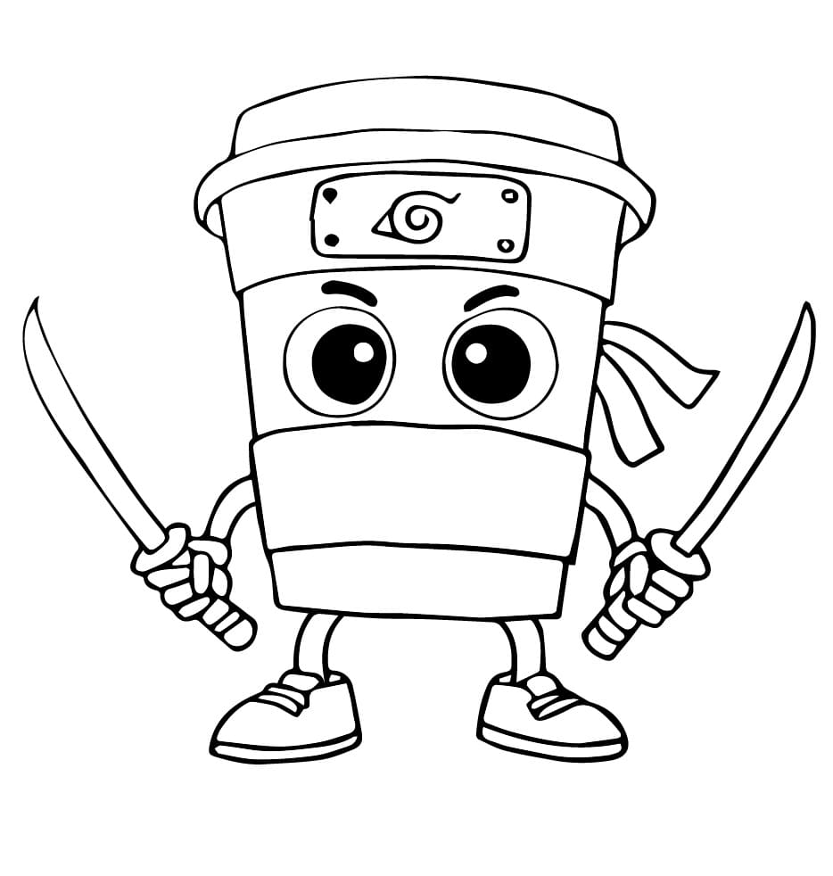 Capuchino Assassino coloring page