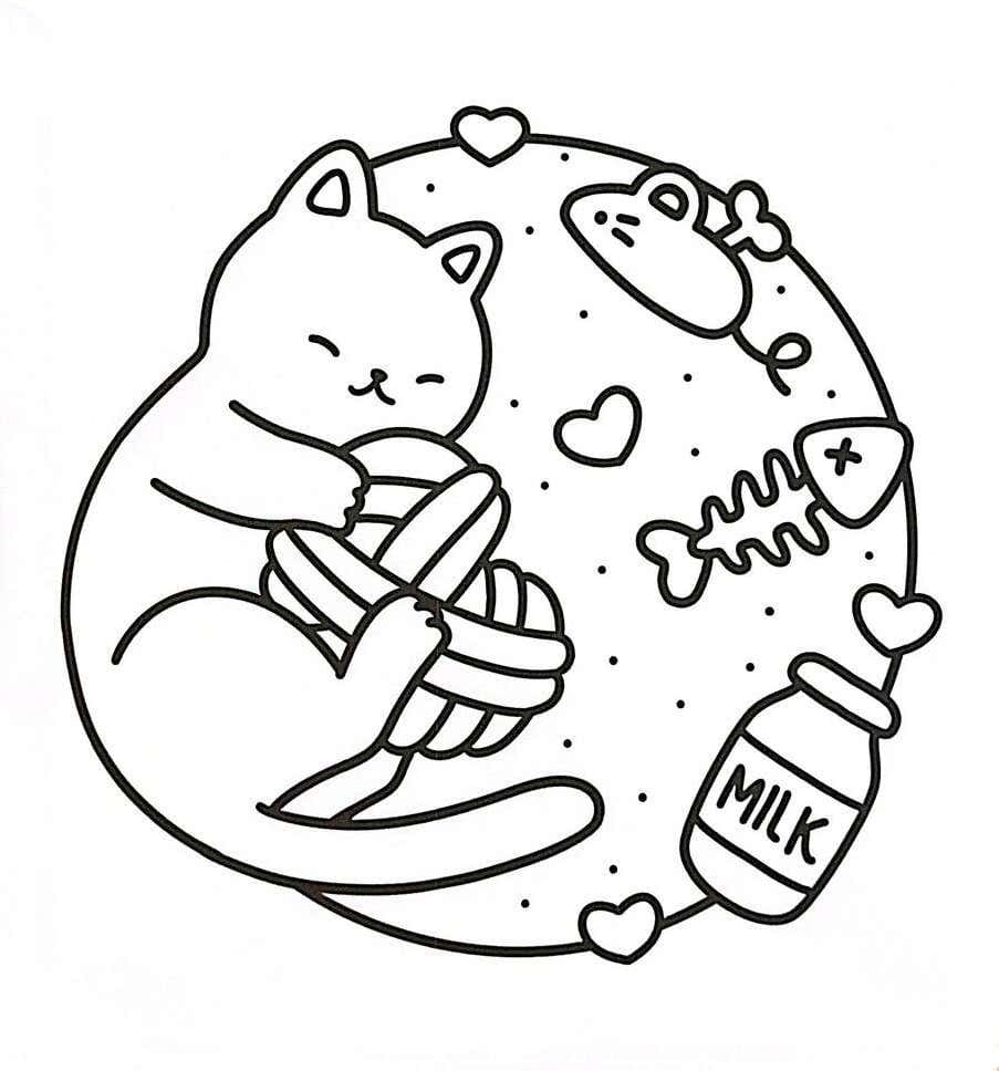 Cat Simple Art