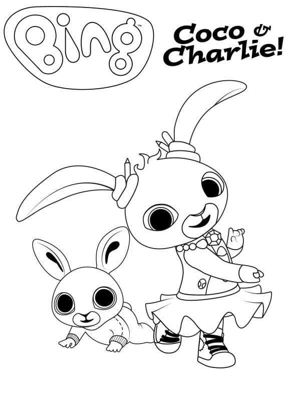 Charlie and Coco from Bing Bunny