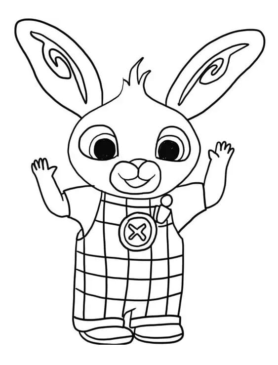 Bing Bunny coloring pages